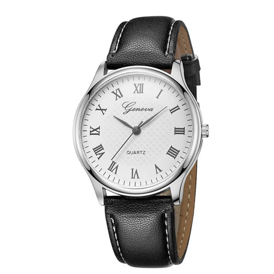 ChronoState Black Rose Gold – Luxury Quartz Business Watch | Waterproof Leather Men’s Watch