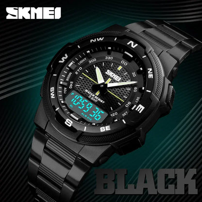 SKMEI 1370 Full Steel Business Watch Relogio Masculino
