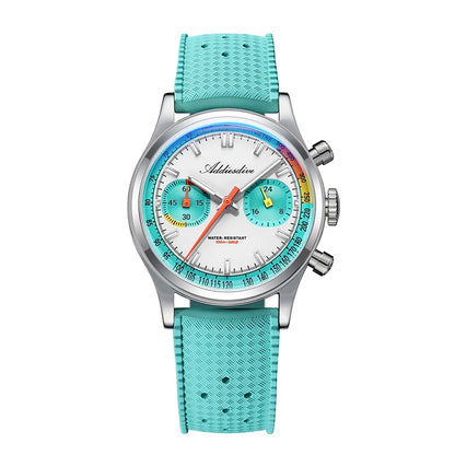 ChronoState ADDIESDIVE VK64 – Montre chronographe 38MM | Montre à quartz étanche 100M lumineuse BGW9