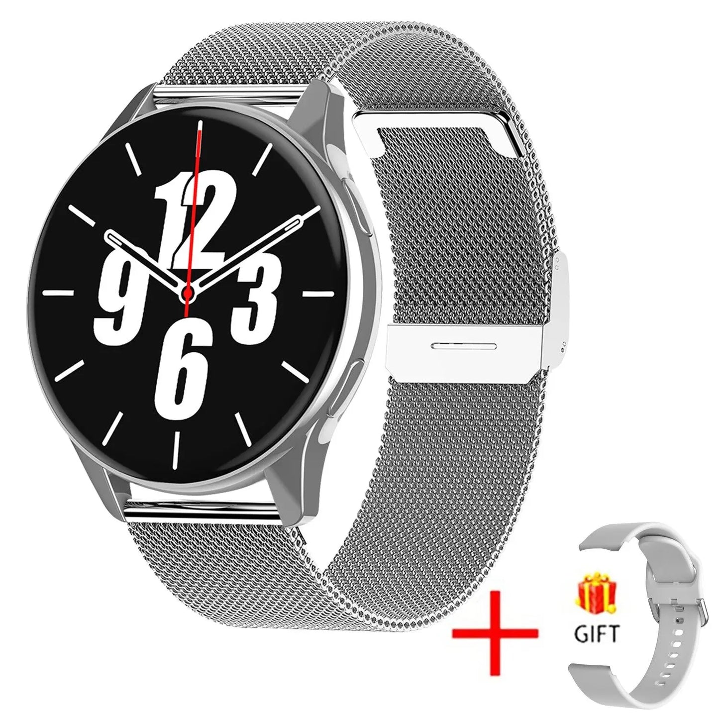 LIGE Nouvelle Montre Connectée 2025 Charge Sans Fil Smartwatch Appels Bluetooth Montres Hommes Femmes Bracelet Connecté Cadran Personnalisé +Boîte