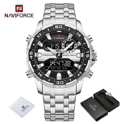 NAVIFORCE NF9234 Analog Digital Dual Time Watch