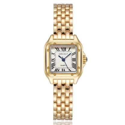Montres de luxe en strass pour femmes, montre-bracelet à quartz carrée tendance, horloge simple pour dames, Reloj Mujer