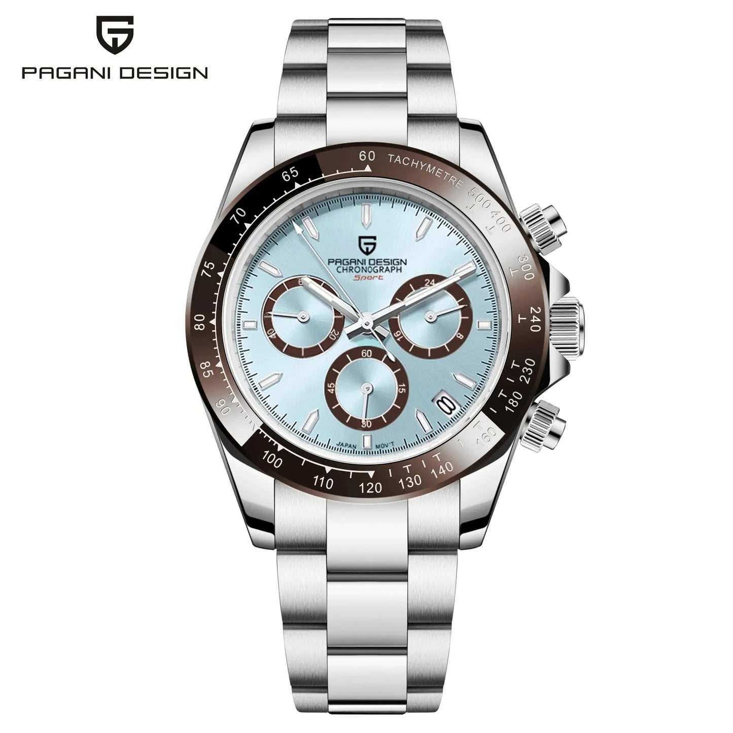 PAGANI DESIGN 2026 NOUVEAU 1664 Montre homme cadran météorite Montre de luxe en saphir à quartz pour hommes Chronographe sport pour hommes Reloj Hombre