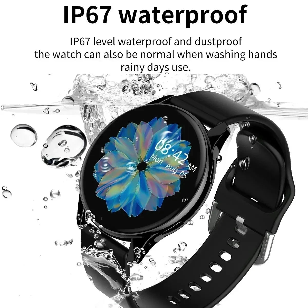 LIGE Nouvelle Montre Connectée 2025 Charge Sans Fil Smartwatch Appels Bluetooth Montres Hommes Femmes Bracelet Connecté Cadran Personnalisé +Boîte
