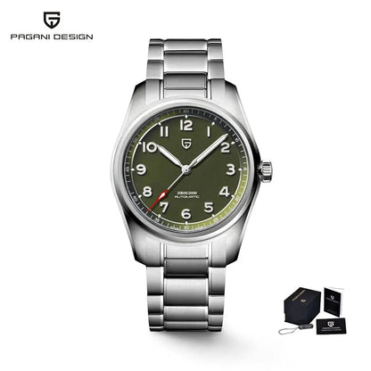 PAGANI Design 2026 Nouvelle Montre Mécanique Automatique Homme NH35A Verre Saphir Acier Inoxydable Étanche 200m Reloj Hombre