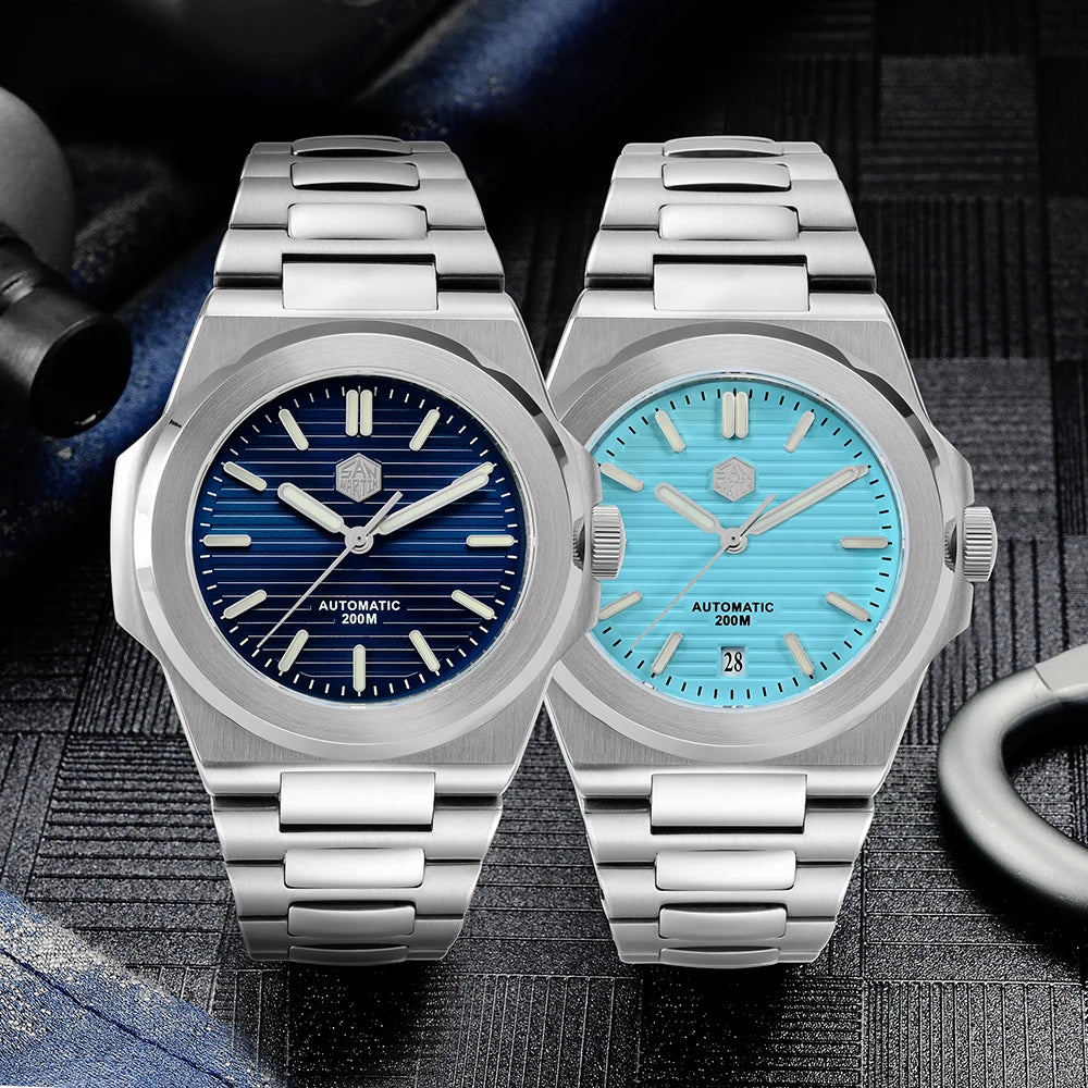 San Martin SN0076-G V2 Sunray Dial Automatic Mechanical Watch