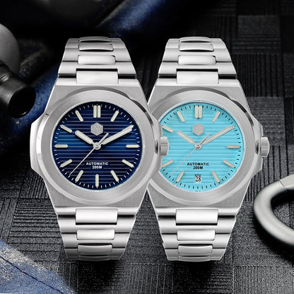San Martin SN0076-G V2 Sunray Dial Automatic Mechanical Watch