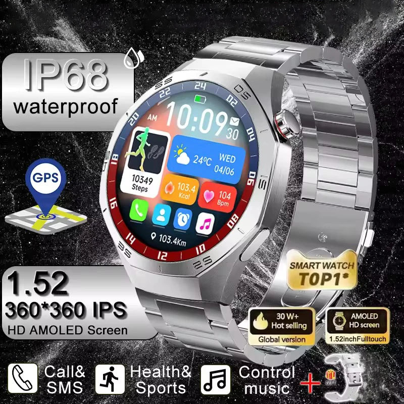 Original GT5PRO Smart Watch 5 Pro for Men Women New Technology GPS SmartWatch NFC Amolded Screen Waterproof Sport Business Watch