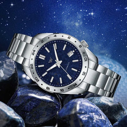 ChronoState WM223M – Montre GMT automatique | Cadran Lapis étanche 100M