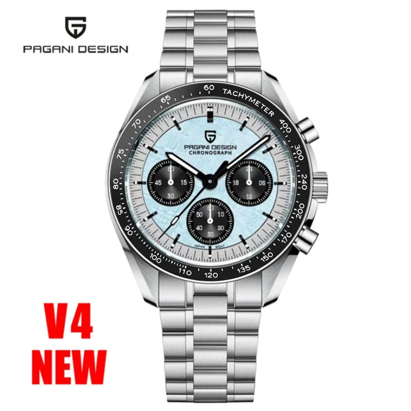 2026 PAGANI DESIGN Nouvelles Montres Homme Marque de Luxe Chronographe Automatique Quartz Étanche Sport Acier Inoxydable Horloge Relogio