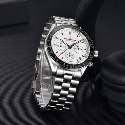 PAGANI DESIGN 2026 Nouvelle V5 PD1701 Montres Homme Luxe Montre à Quartz Homme Sport Vitesse Chronographe Verre Saphir AR Étanche 100M