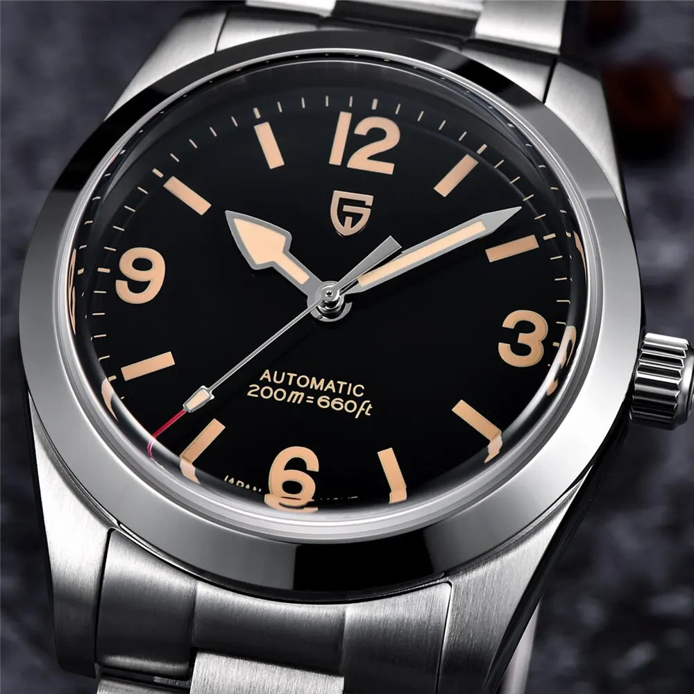 PAGANI DESIGN 2026 New 36MM Men Automatic Mechanical Watches NH35 Sapphire Stainless Steel AR Coating 20Bar Clock Watch for Men