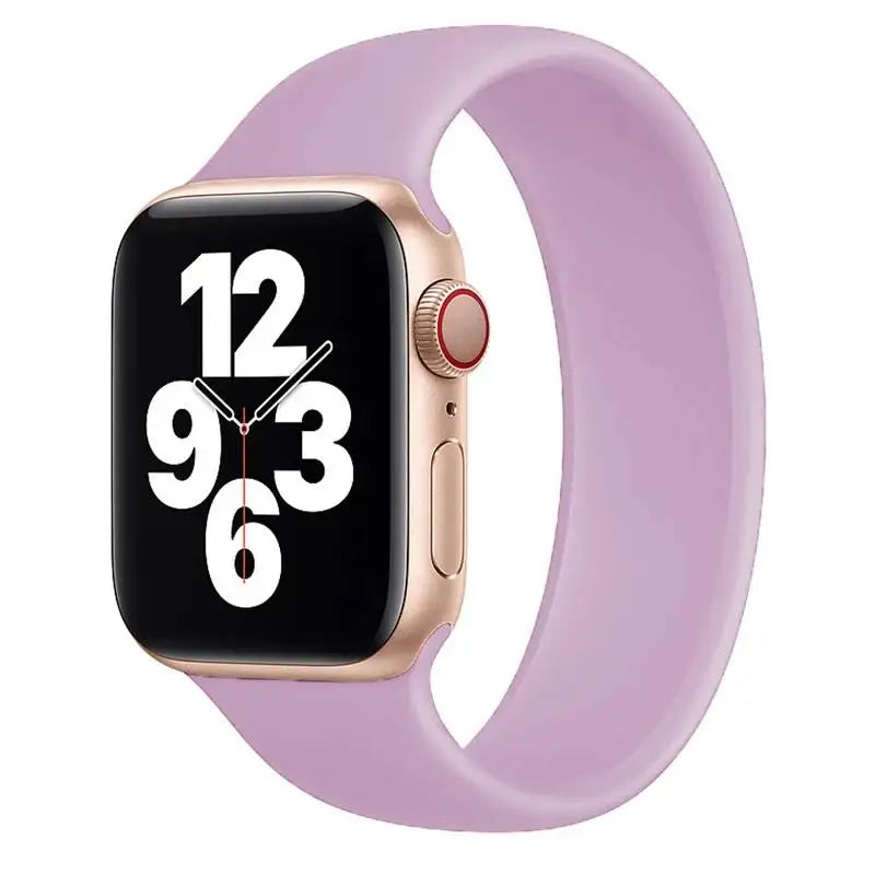Solo Loop silicone for apple Watch Bands 40mm 44mm 45 41 49mm 42mm 46mm 38 bracelet iwatch series 11 10 9 8 7 6 se3 ultra2 strap