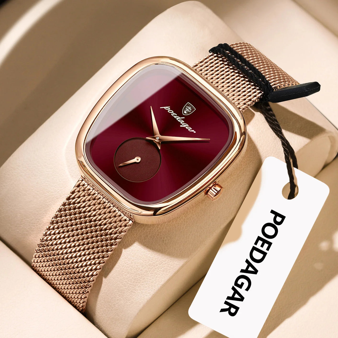 ChronoState Luna Mesh Elegant Quartz Watch for Women