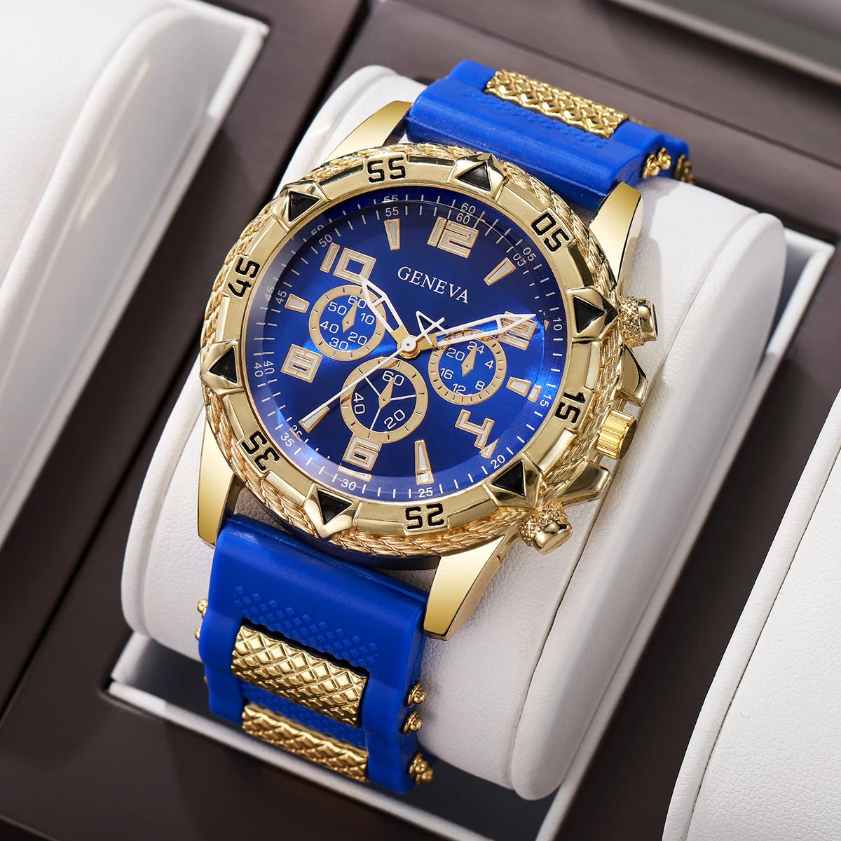 Montre de sport pour homme avec bracelet en silicone tendance et cadran arabe de luxe, montre-bracelet à quartz d'affaires, Reloj Hombre (sans boîte)