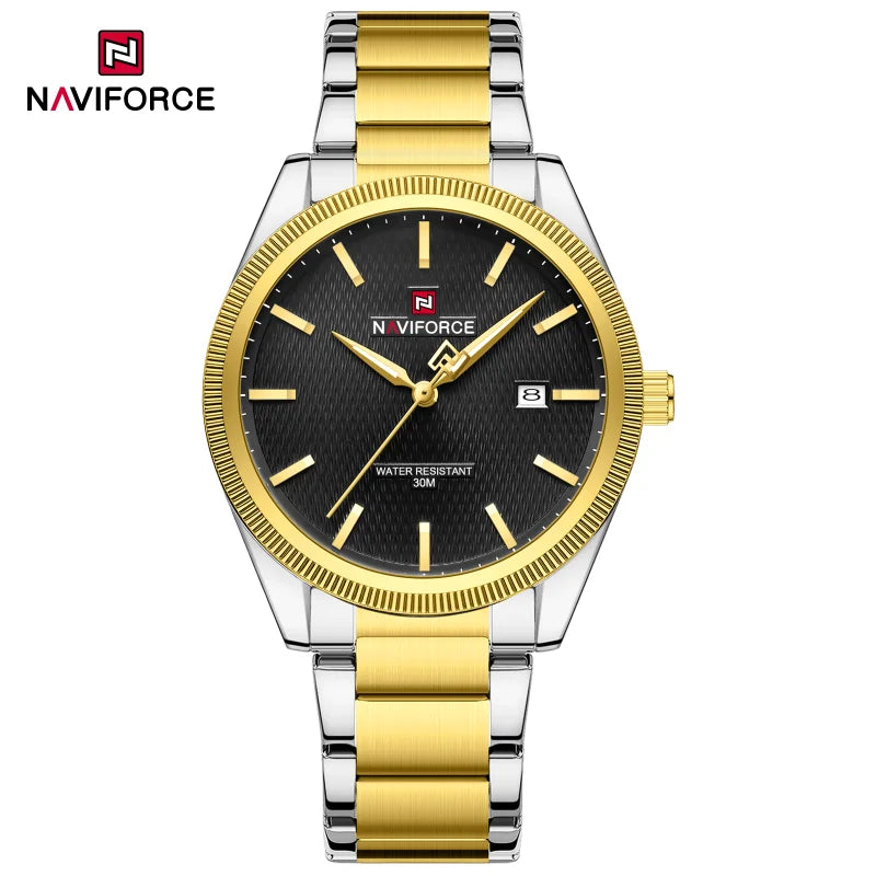NAVIFORCE NF9276S Zinc Alloy Case Stainless Steel Band Watch