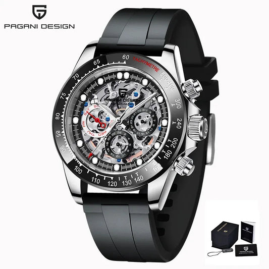 ChronoState Prism Royale Skeleton Automatic Luxury Watch for Men