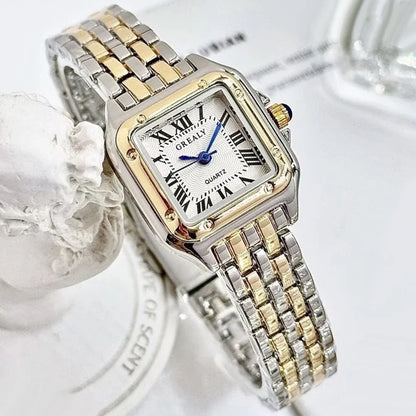 Luxury  Women Watches Fashion Square Quartz Wristwatch Simple Ladies Clock Reloj Mujer