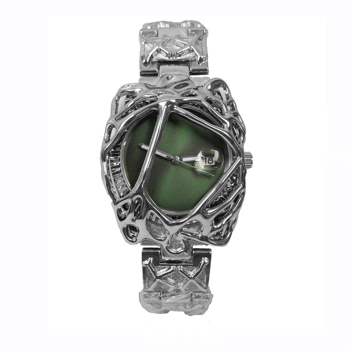 Montres ins de niche avancées de forme spéciale pour montres américaines européennes Y2K rétro de style albâtre pour montres de vigne élégantes pour hommes et femmes