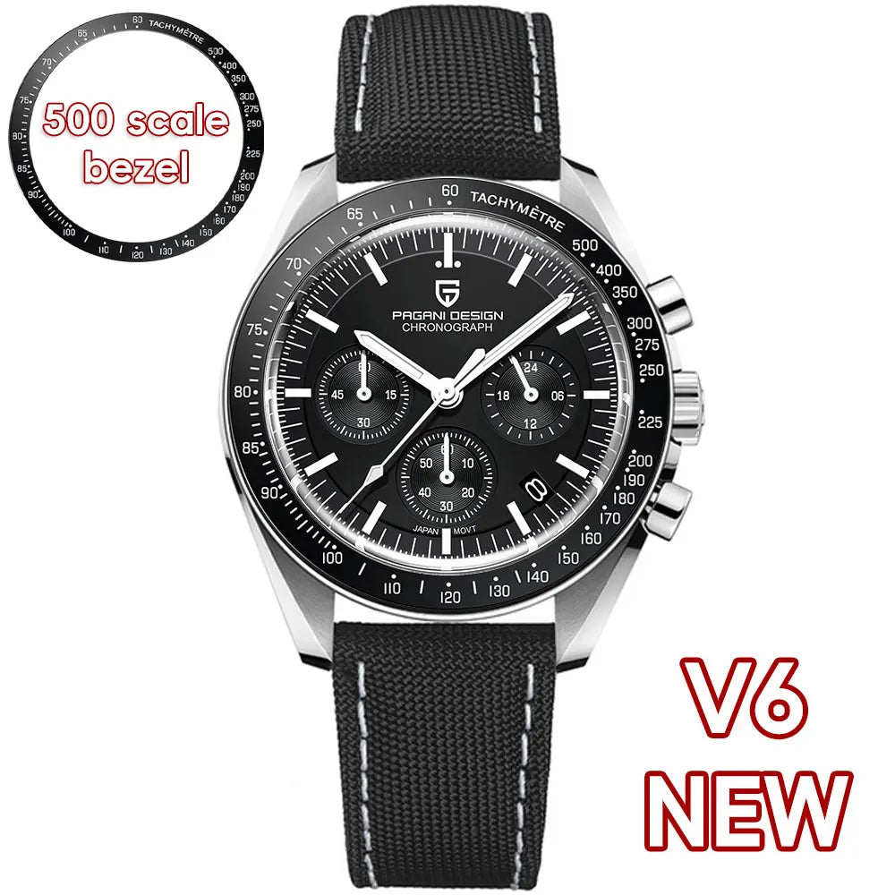Montres à Quartz De Luxe Rétro PAGANI DESIGN 2026 Hommes Hommage CK2998 Moon Watch Chronographe Sport en Acier Inoxydable Pour Homme
