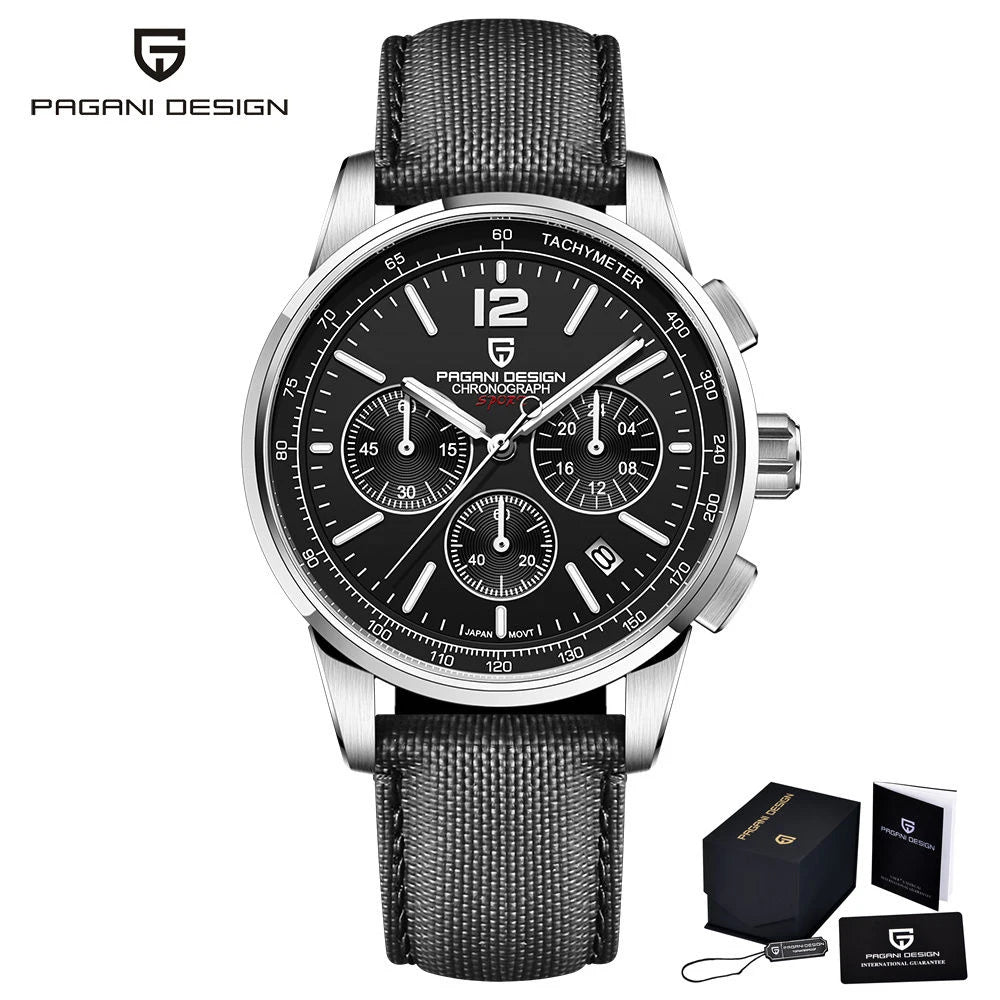 PAGANI DESIGN 2026 Nouvelles Montres Homme Luxe Mode Décontractée Quartz VK63 Étanche 100M Verre Saphir Acier Inoxydable