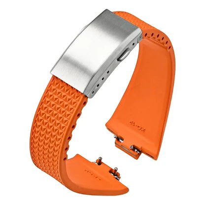 Bracelet en caoutchouc fluoré pour Tissot PRX Series Super Player 35mm 40mm FKM Femmes Hommes Boucle déployante à dégagement rapide Bracelet de montre 11mm 12mm
