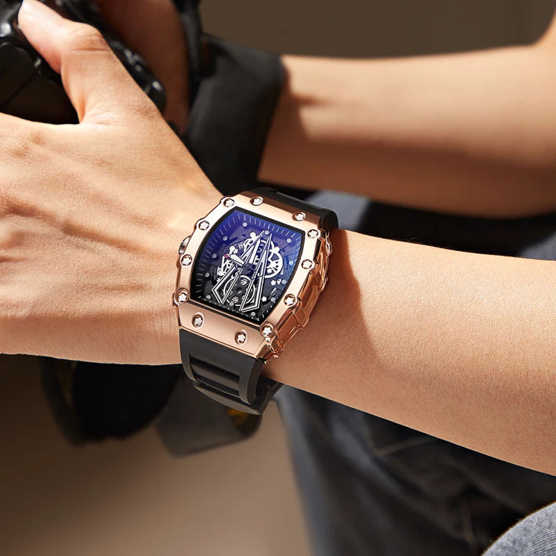 Foreign Trade Large Dial Square Luminous Watch