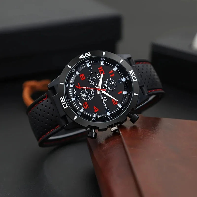 5-Piece Men's Watch Set Collection
