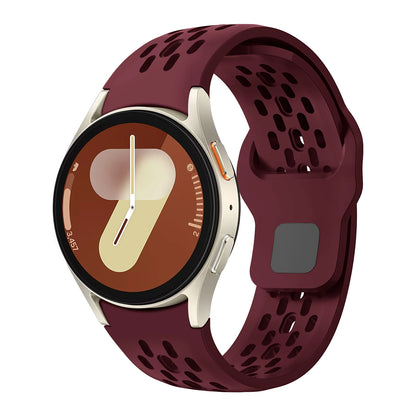 for Samsung Galaxy Watch 7 Strap 4/5/6/FE/classic/Pro 44mm 40mm wrist belt Silicone Sport correa Bracelet Galaxy Watch 7 Band