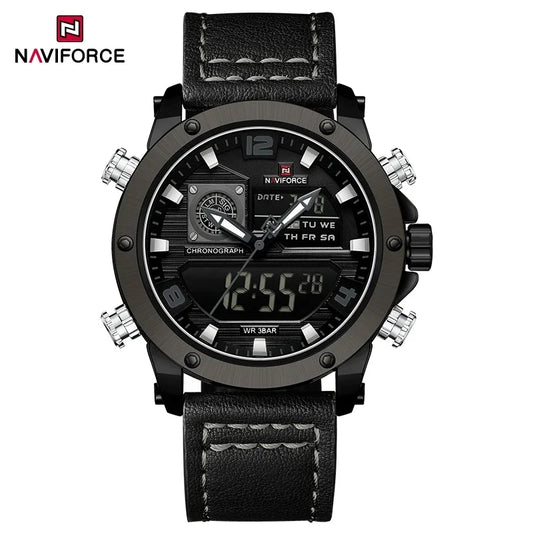 NAVIFORCE NF9236 Dual Display Military Chronograph Watch