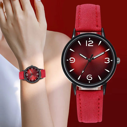 Montre en cuir PU pour femme, montre-bracelet décontractée, montres à quartz pour femme, cadeau, Reloj Mujer, Relogio Feminino
