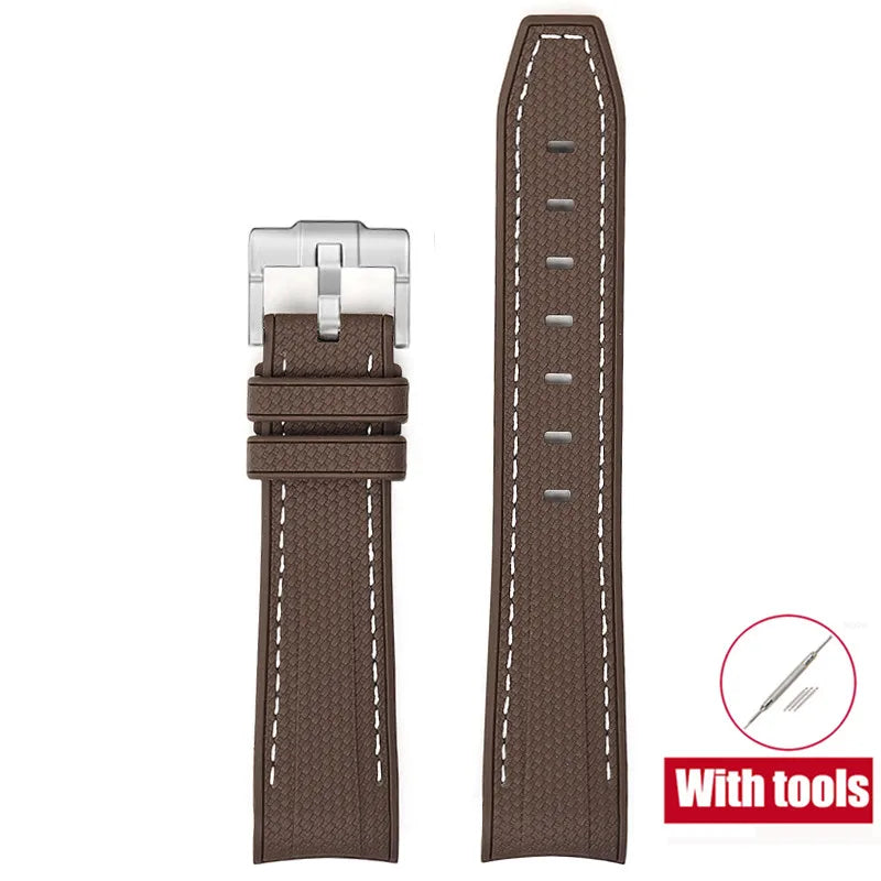 20mm Diving Strap for Omega X Swatch Joint MoonSwatch Men Women Arc Curved End TPU Rubber Bracelet for Rolex Watch Band Tools