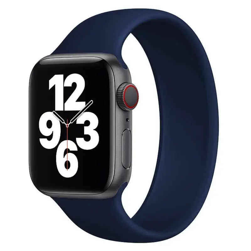 Solo Loop silicone for apple Watch Bands 40mm 44mm 45 41 49mm 42mm 46mm 38 bracelet iwatch series 11 10 9 8 7 6 se3 ultra2 strap