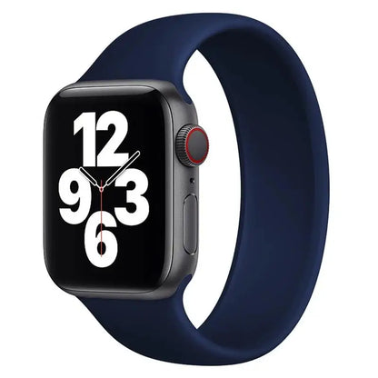 Solo Loop silicone for apple Watch Bands 40mm 44mm 45 41 49mm 42mm 46mm 38 bracelet iwatch series 11 10 9 8 7 6 se3 ultra2 strap