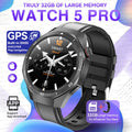 2026 New Watch 5 Pro GPS Map Navigation Smartwatch 32G memory Video Music Play NFC Call Titanium alloy Waterproof Smartwatch Men