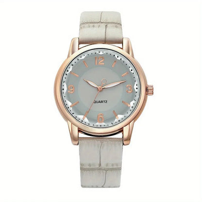 Montre à bracelet en cuir pour femme, verre polygonal, horloge de luxe, cadran créatif, mode, montre à quartz
