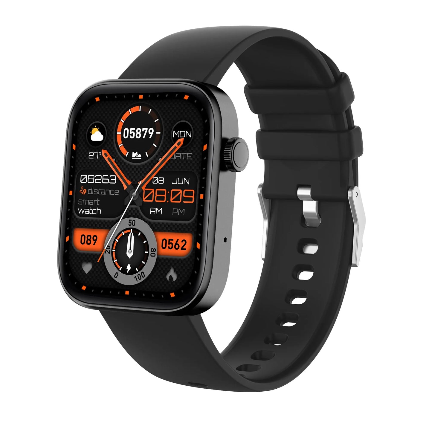 COLMI P71 Montre connectée avec appels vocaux, surveillance de la santé, étanchéité IP68, notifications intelligentes, assistant vocal pour hommes et femmes