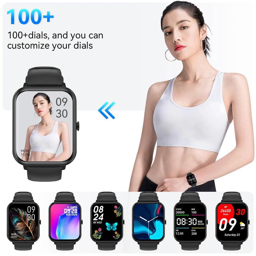 LIGE Montre intelligente GPS Suivi d'activité Appel Bluetooth Moniteur de santé 24h Sport Fitness Étanche Vente flash Bracelet femme
