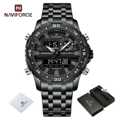 NAVIFORCE NF9234 Analog Digital Dual Time Watch