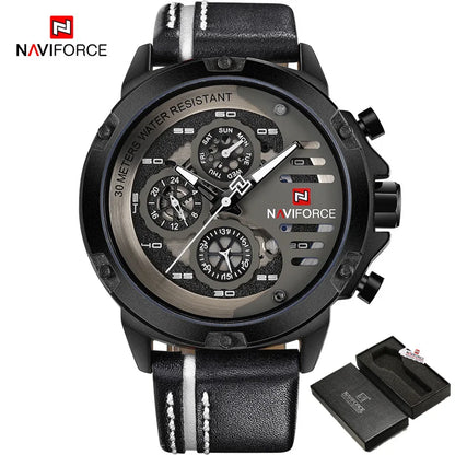 Nouvelle Montre Homme NAVIFORCE Créative Sport Militaire Montre-Bracelet Homme d'Affaires Luxueuse Décontractée Relogio Masculino