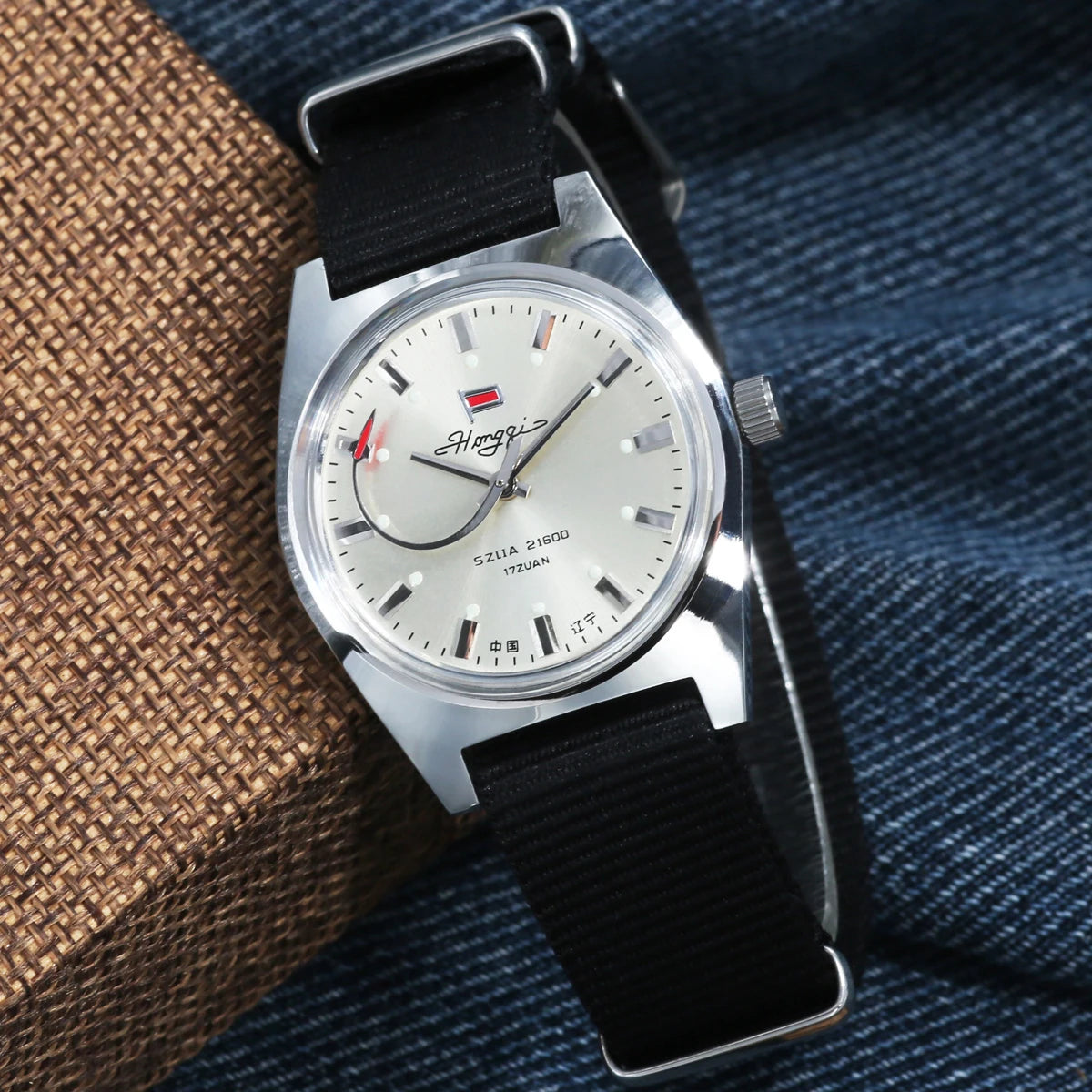 ChronoState Shanghai 8120 – Montre mécanique rétro 36MM | Mouvement manuel Montre vintage homme