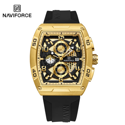 NAVIFORCE NF8052 Multi-Function Calendar Large Dial Watch