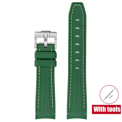 Bracelet de montre en caoutchouc pour Swatch X Omega Joint MoonSwatch étanche Sport 20mm Bracelet de montre en silicone incurvé pour hommes et femmes