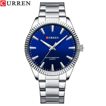 Montre Homme CURREN Mode Simple Acier Inoxydable Quartz Montre Homme Décontracté Business Montre Relogio Masculino