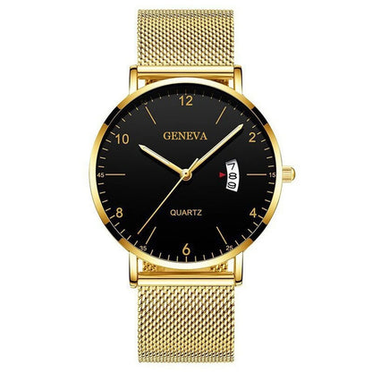 ChronoState Ultra Thin Mesh – Luxury Quartz Business Watch | Waterproof Steel Men’s Watch