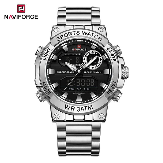 NAVIFORCE NF9237 Military Dual Display Chronograph Watch