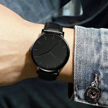 Set de 5 montres de sport pour hommes, montres-bracelets à quartz d'affaires, bracelet en cuir de luxe, montres décontractées pour hommes