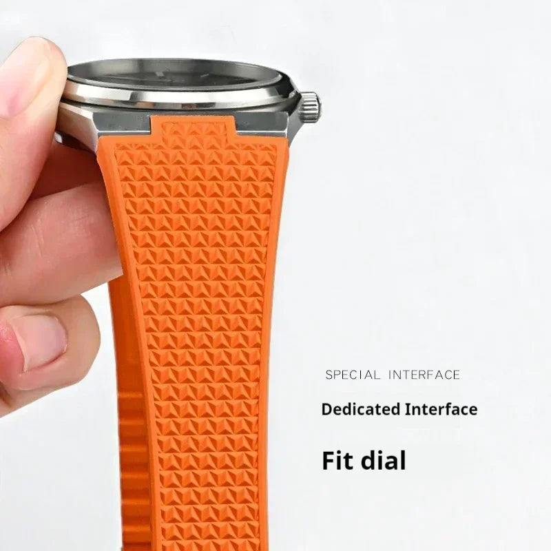 Tissot PRX Super Player Fluoro Rubber Strap FKM 11-12mm