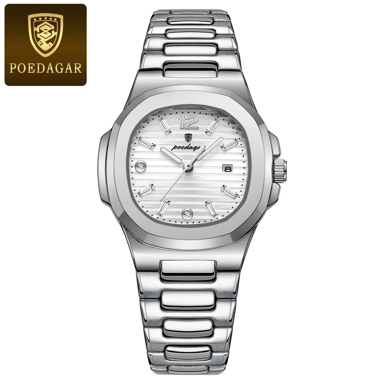 ChronoState Velvet Square Luxury Quartz Watch for Women