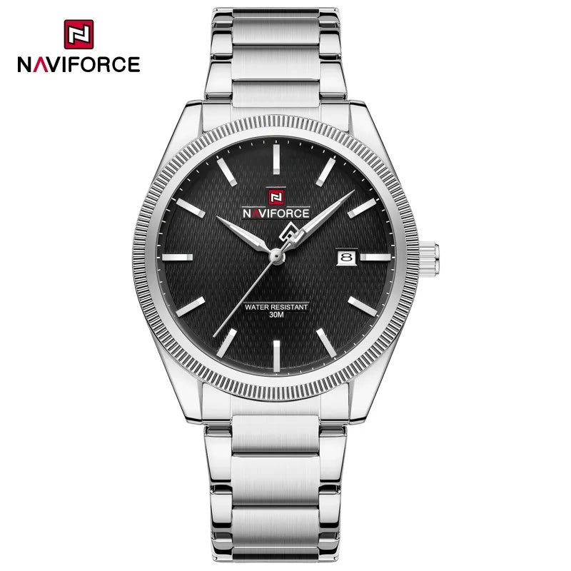 NAVIFORCE NF9276S Zinc Alloy Case Stainless Steel Band Watch